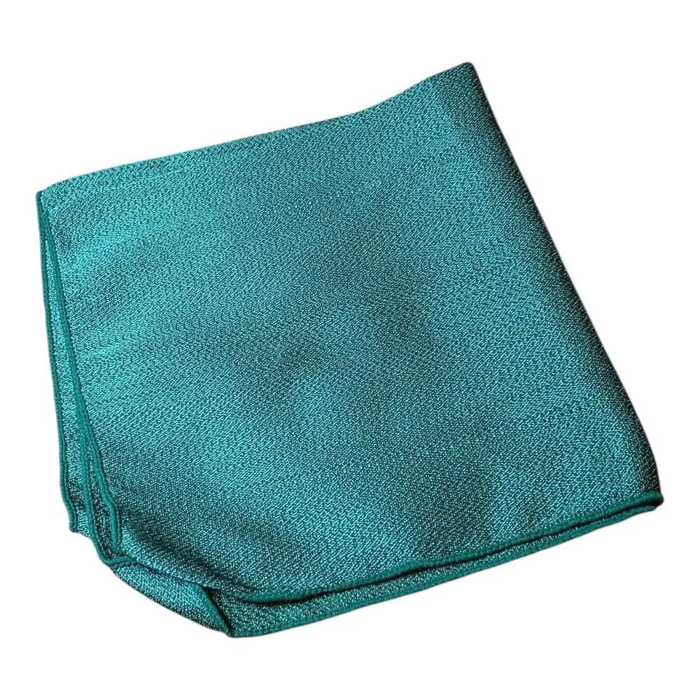 Four Christmas Green Napkins